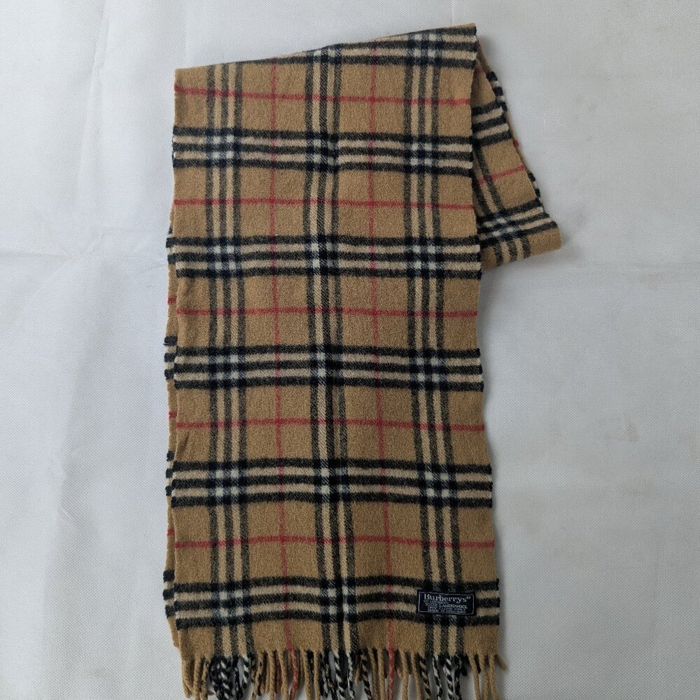 Burberry Nova Check Lambswool Beige Scarf | Must Have